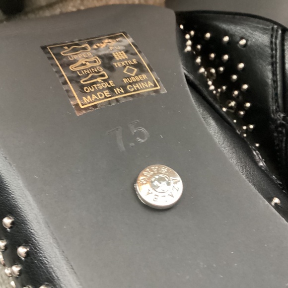 AZALEA WANG Ridley Studded Pointed Toe Bootie (Women) 7.5M - Picture 7 of 13